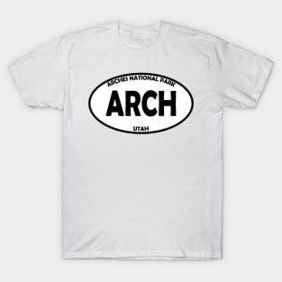 Arches National Park oval T-Shirt